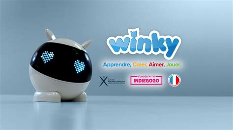 robot joie|Winky, un robot éducatif destiné aux enfants de 5 à 12。